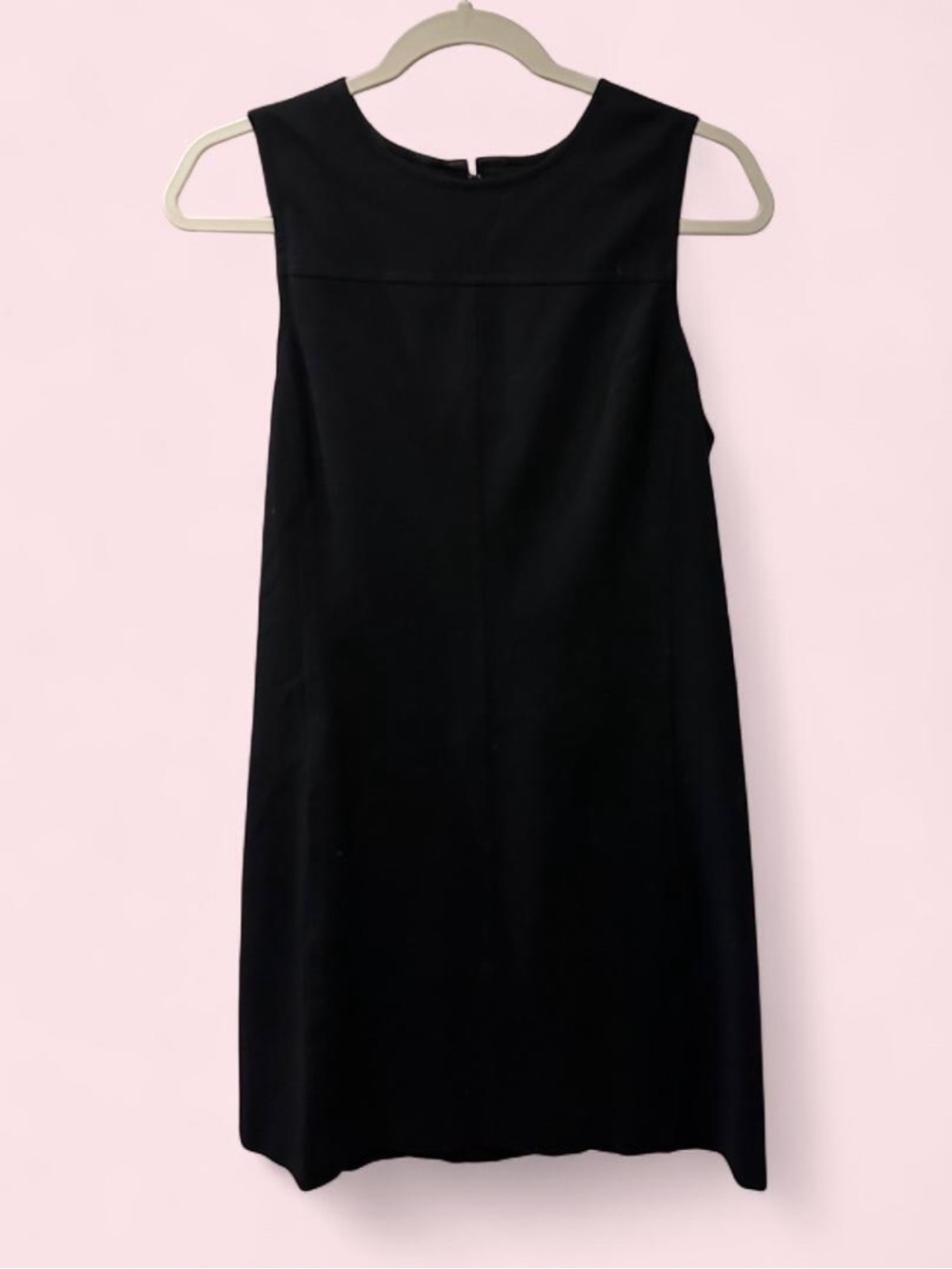 Theory Black Sleeveless Shift Dress